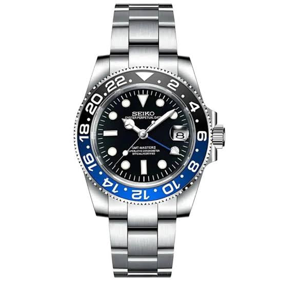 Seiko Mod GMT – Batman Bezel with Oyster Bracelet